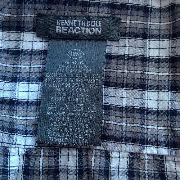 Kenneth Cole Reaction Baby Flannel Style Button-Up - Picture 4 of 7